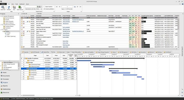 solidworks manage