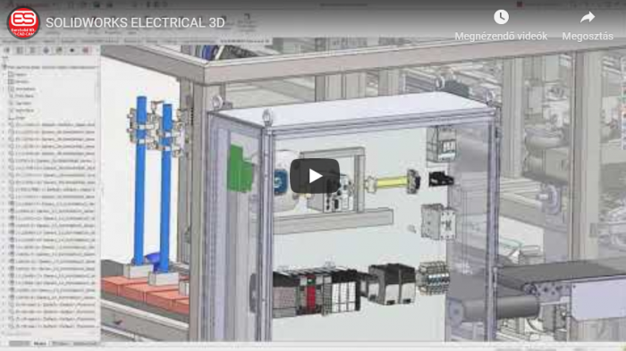 elektromos tervezés a SOLIDWORKS Electrical szoftverrel