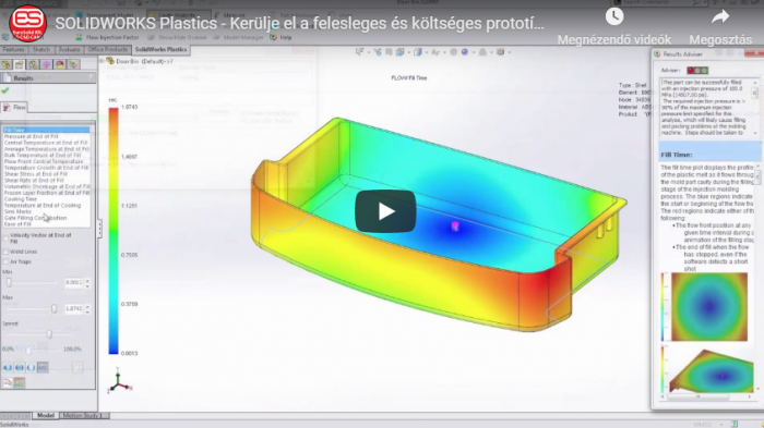 solidworks plastics videó