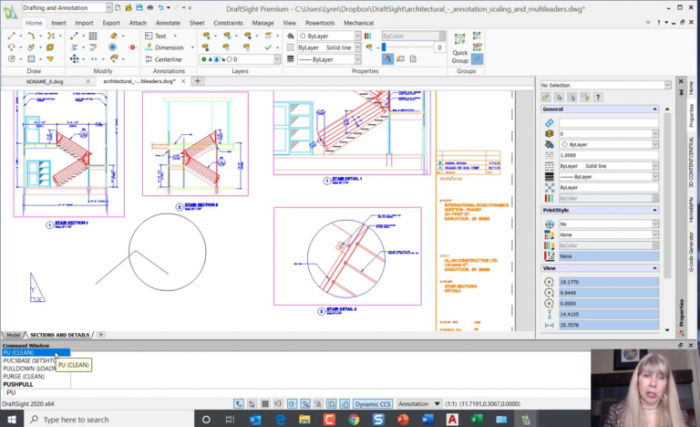 autodesk cad draftsight felület